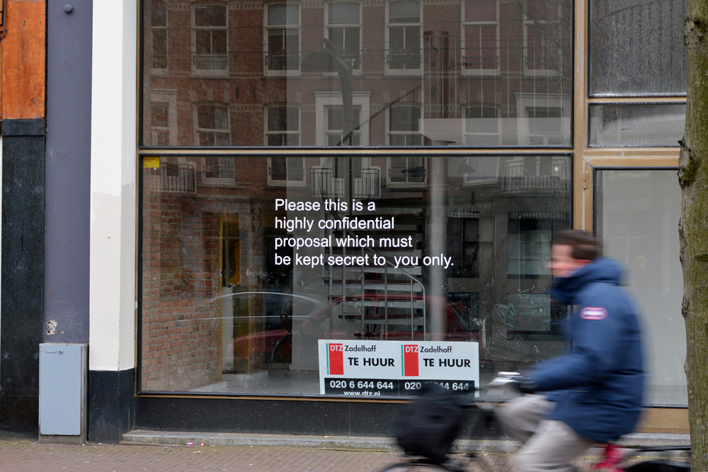 Niels Post, Business Proposals (Amsterdam)