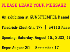 Kunsttempel, Kassel – Please leave your message!